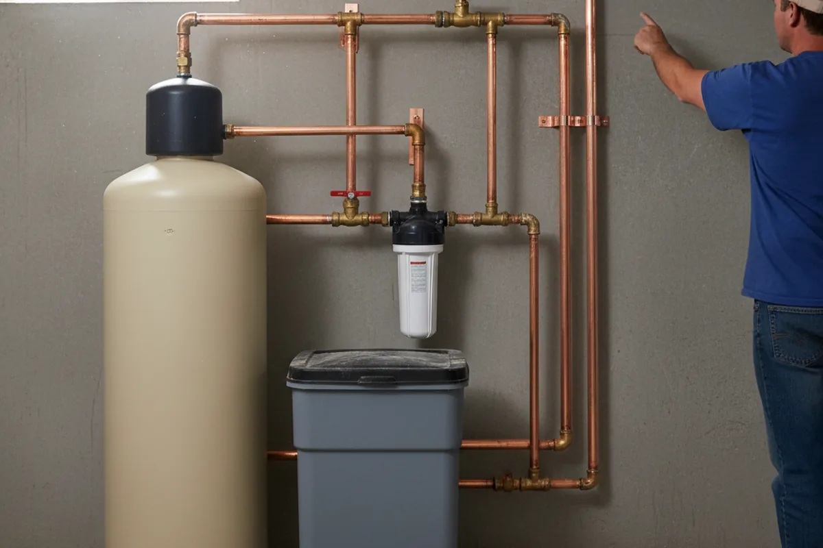 Whole-house water treatment system installed in Ekron